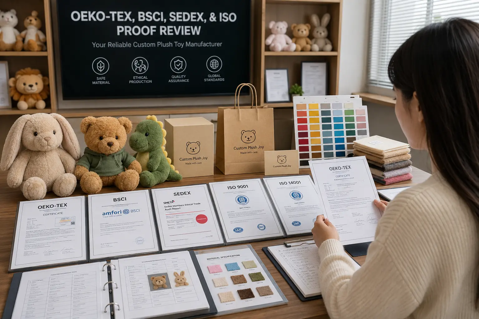 OEKO-TEX BSCI Sedex and ISO proof review