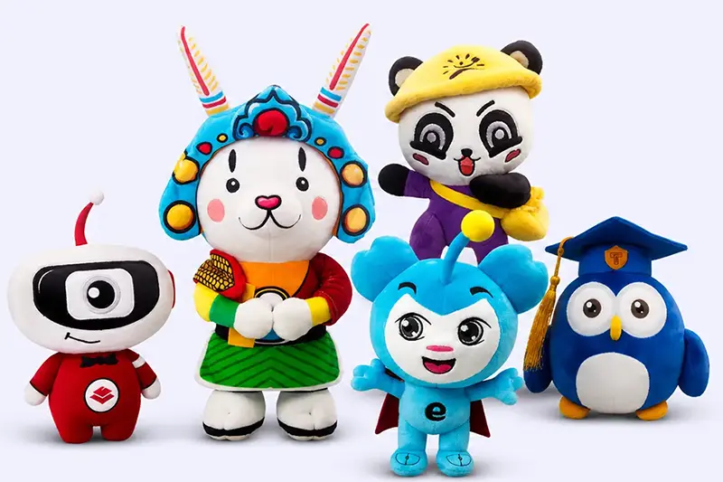 Mascot plush samples