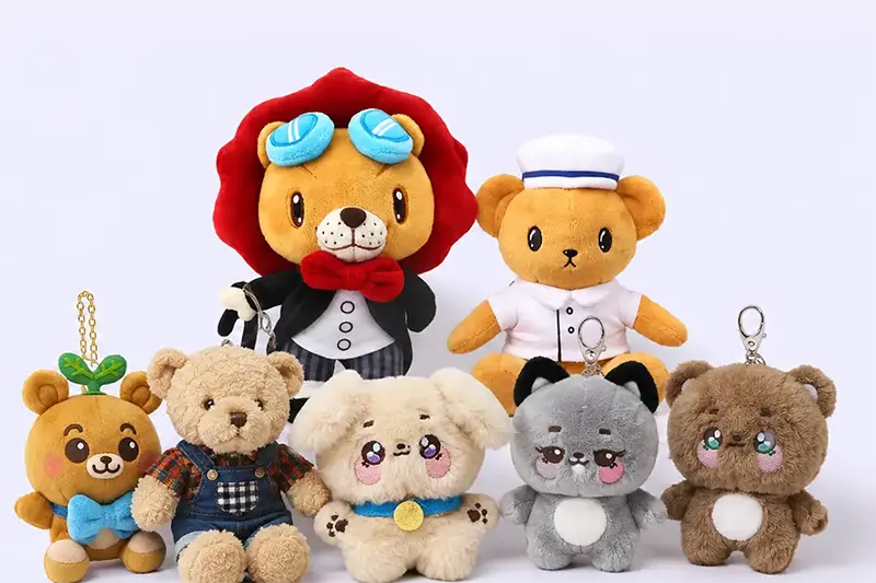 Custom teddy bear samples