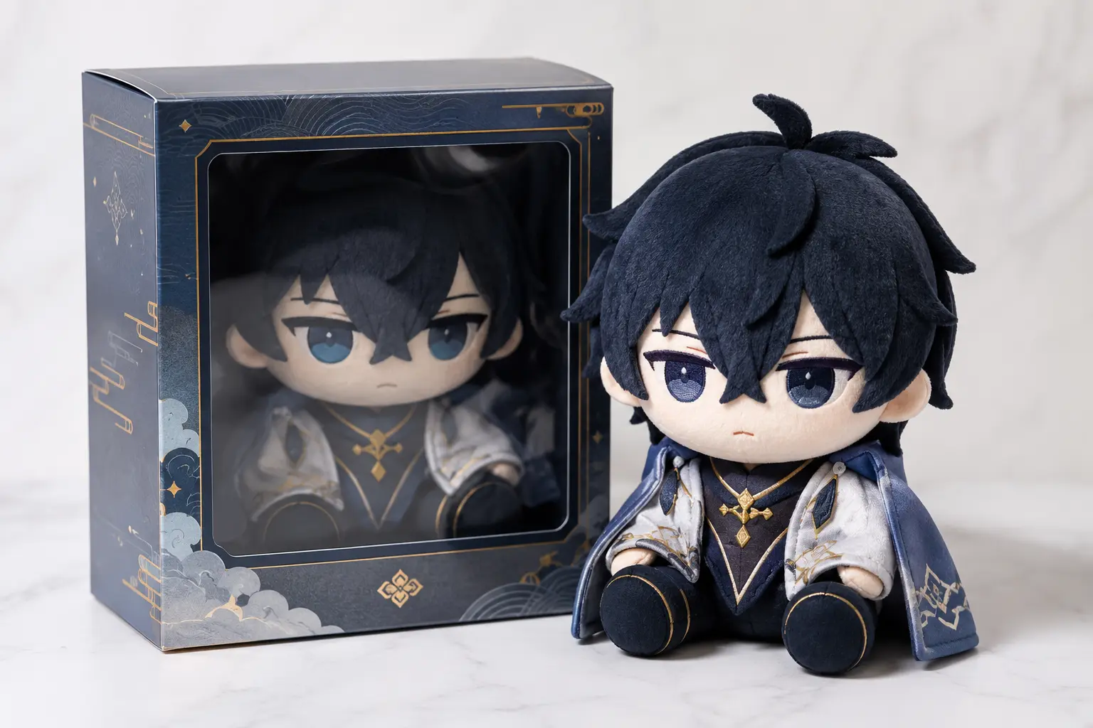 Anime plush collectible gift box packaging